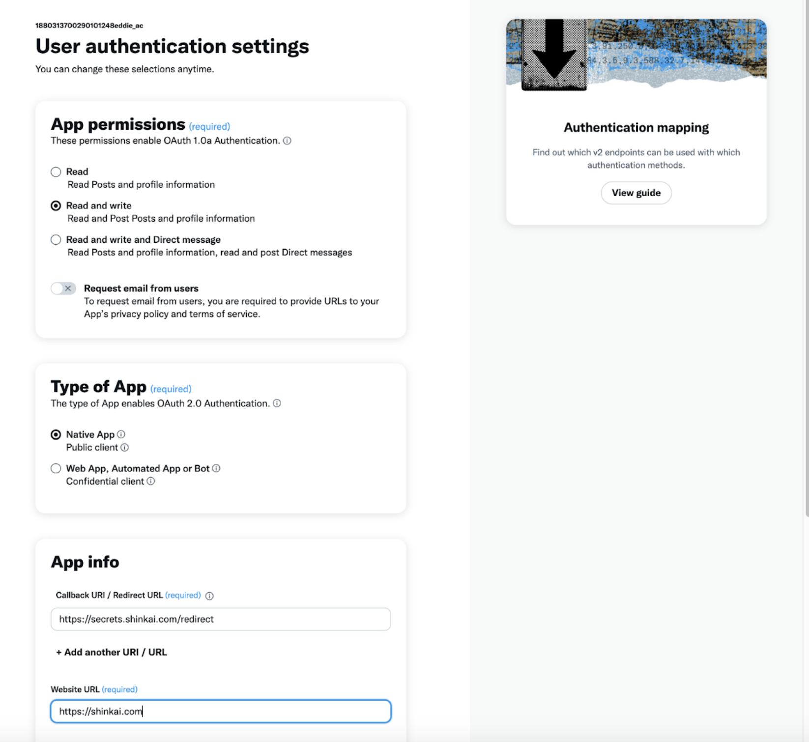 Set URLs and Permissions