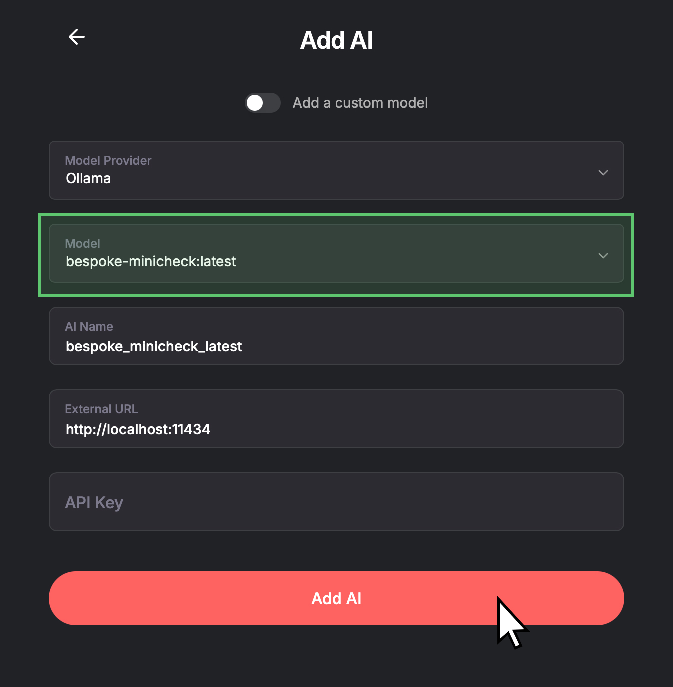 Install Ollama Model
