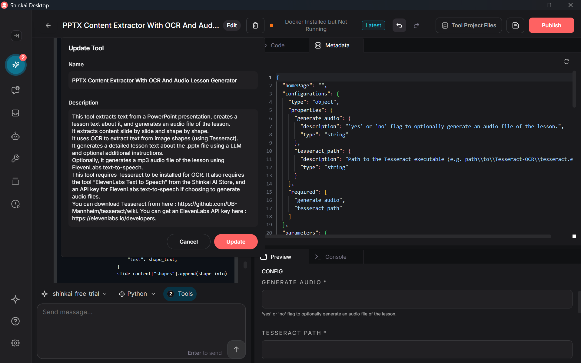 Improve the metadata